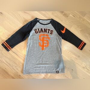 Nike MLB San Francisco Giants athletic cut tee size small